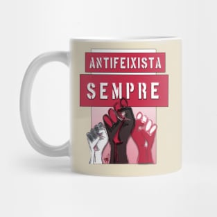 Antifascista Siempre BWR Catalan Mug